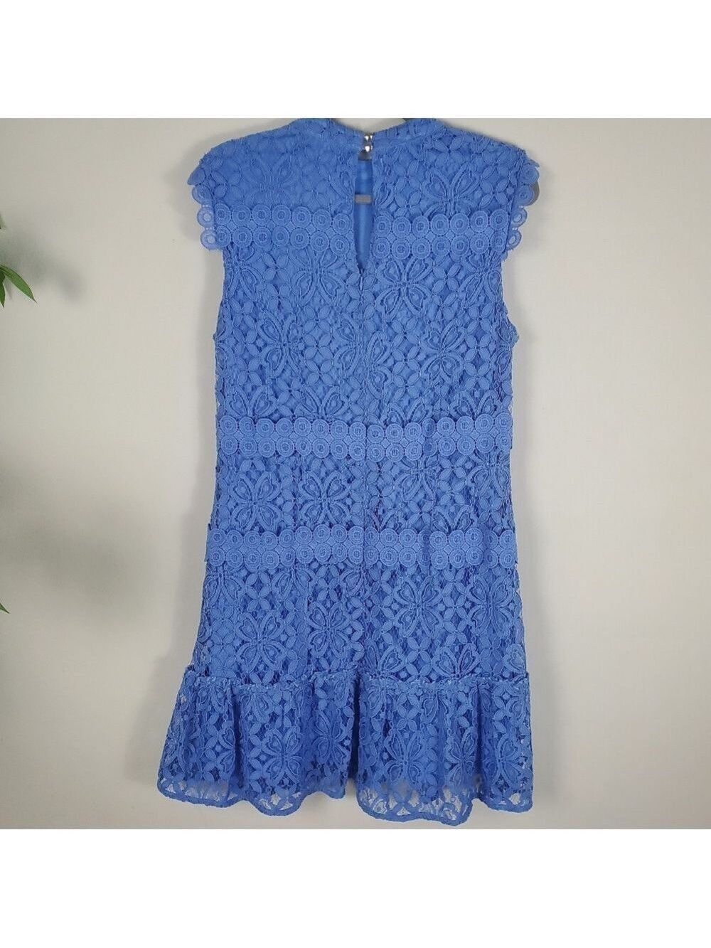 Julia Jordan Blue Lace Dress Women's Size 10 - Picture 7 of 11